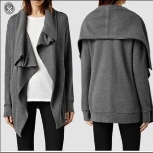 NWOT ALL SAINTS DELIA SWEAT - ROSE PINK!